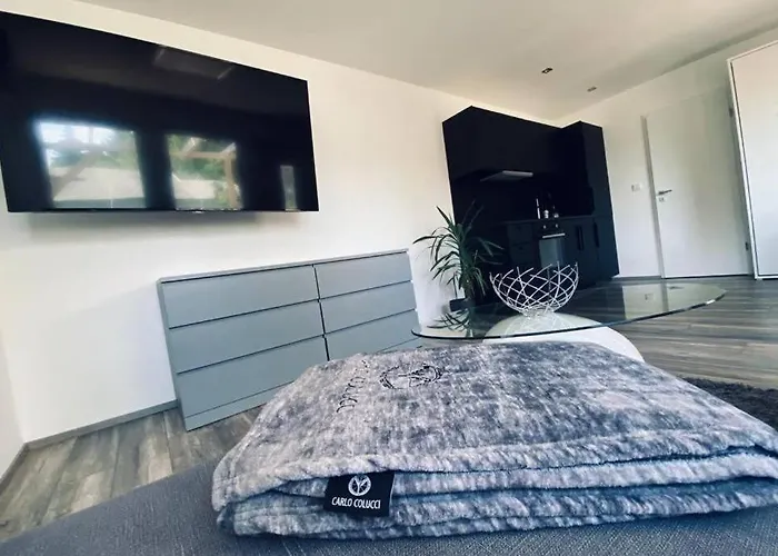 Semesterbostad Moderner Einraumbungalow Auf Eigenem Grundstueck *